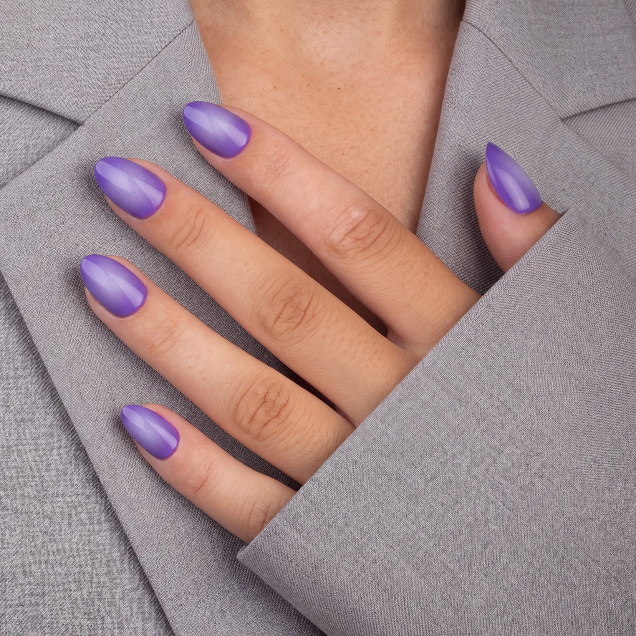 Amethyst Aura Almond Short