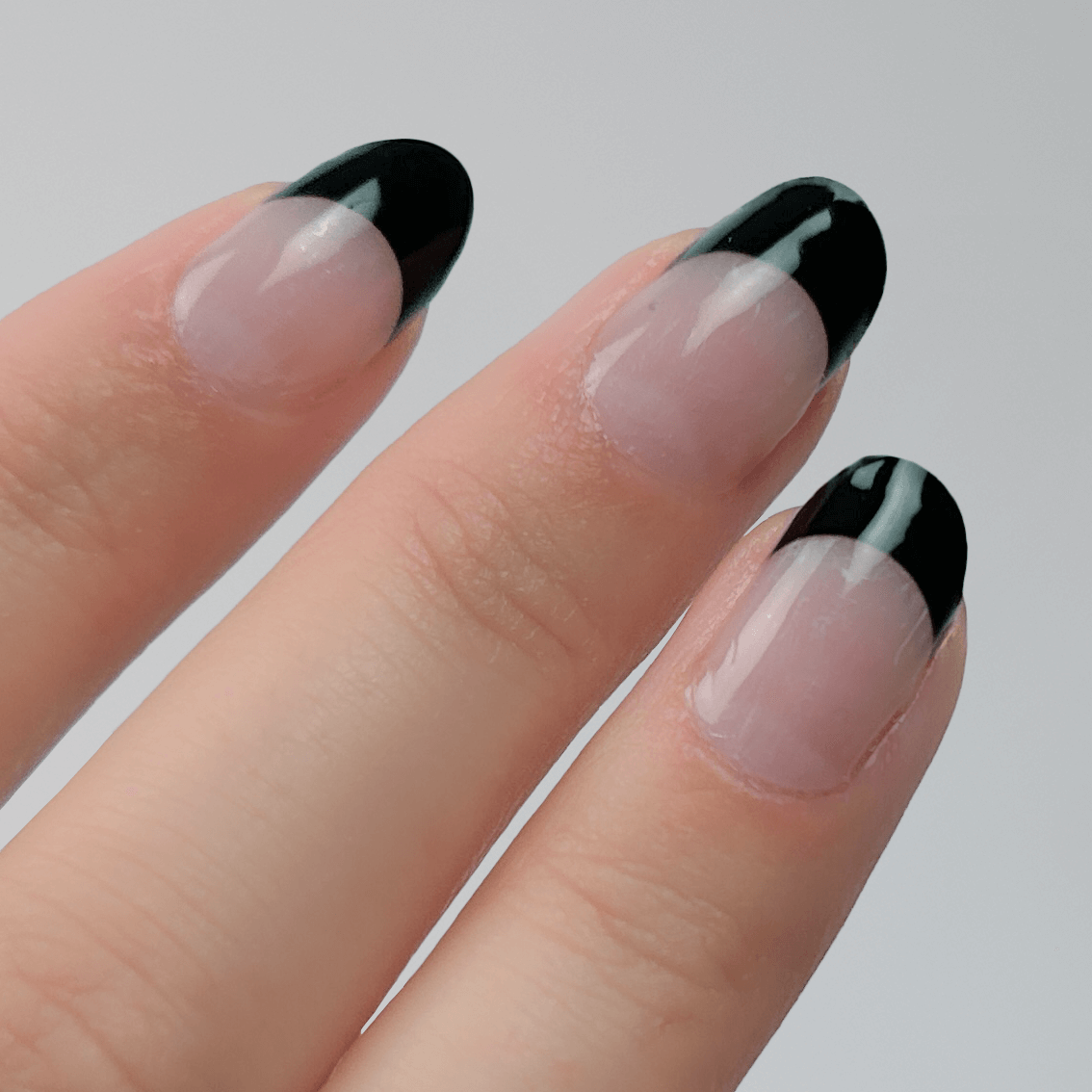 Black French Tip