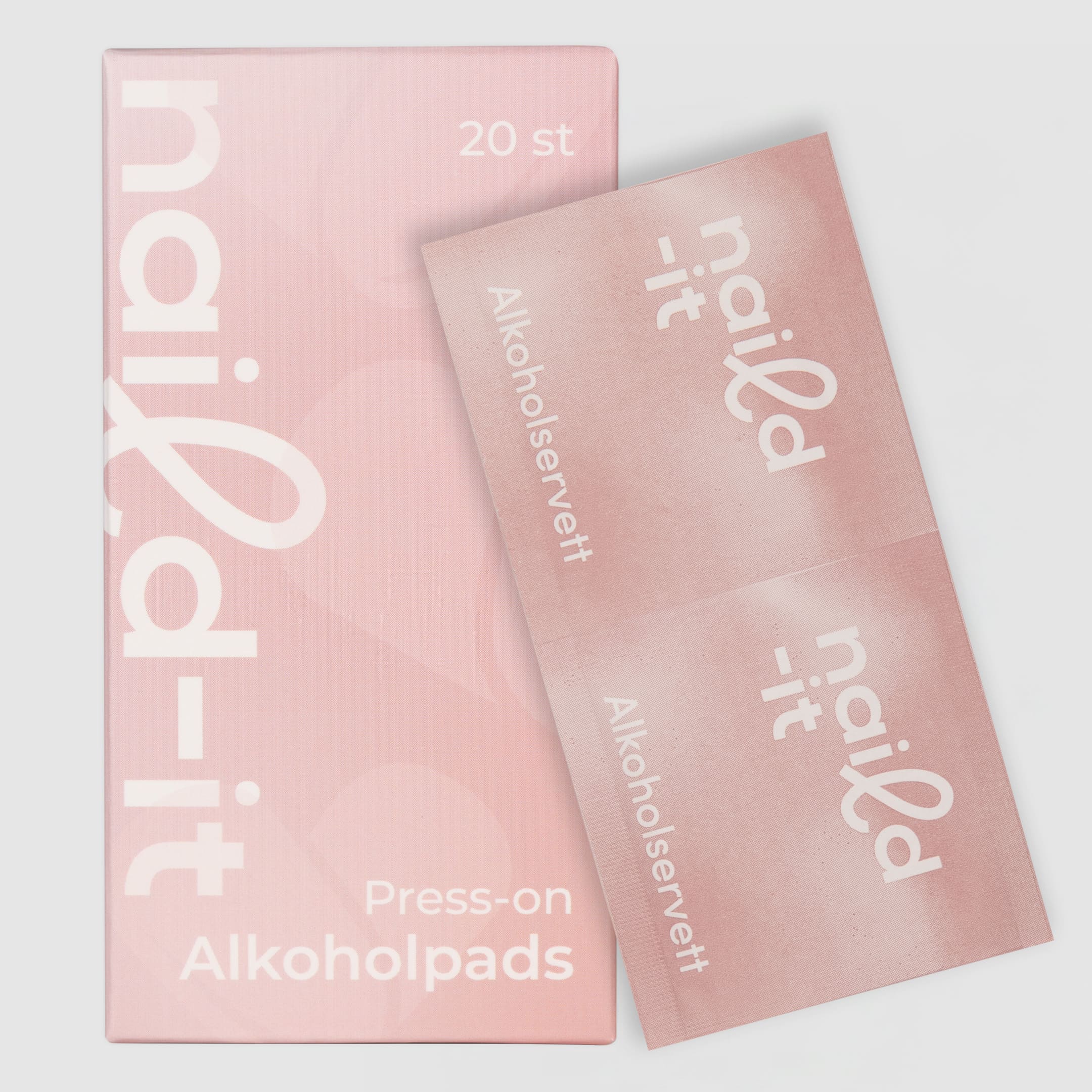 Naild-it alkoholservetter alkoholpads prep pads för lösnaglar press-on naglar