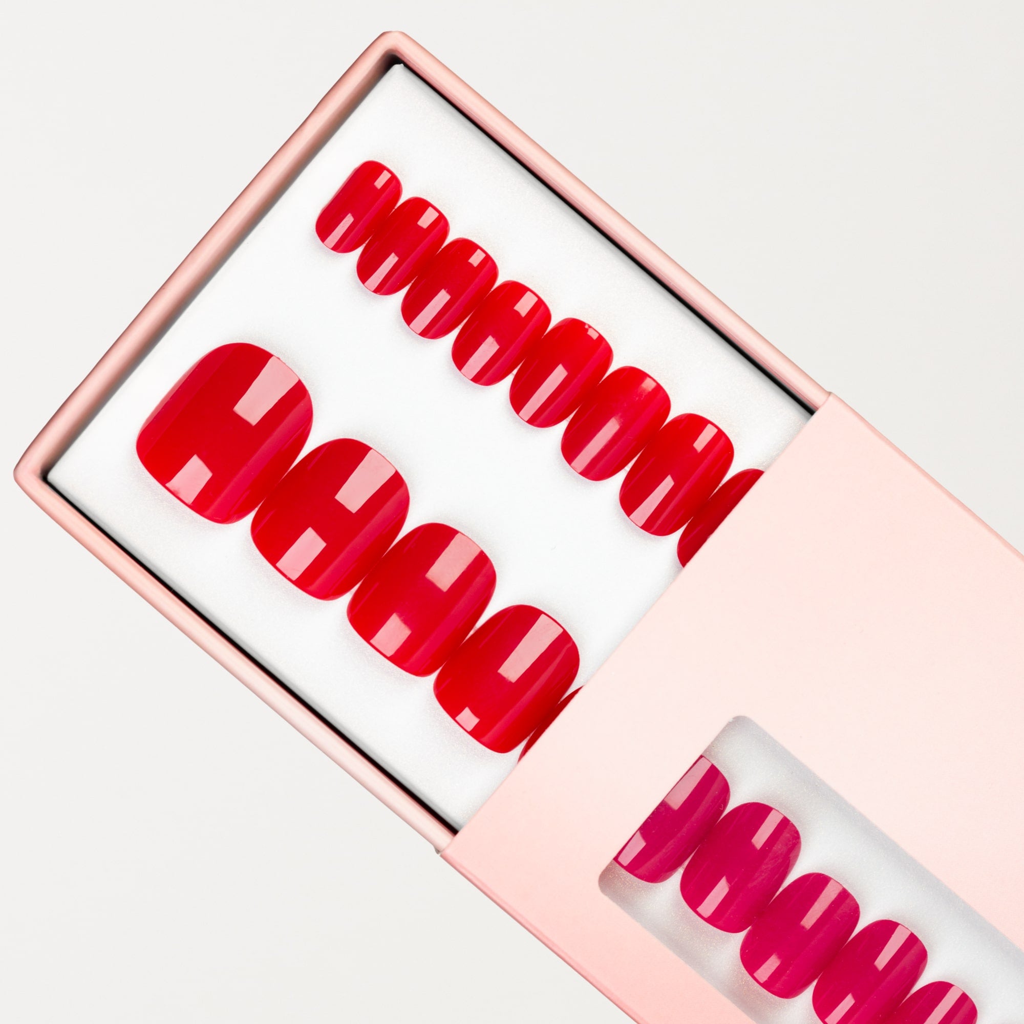 Lady Red Squoval Short