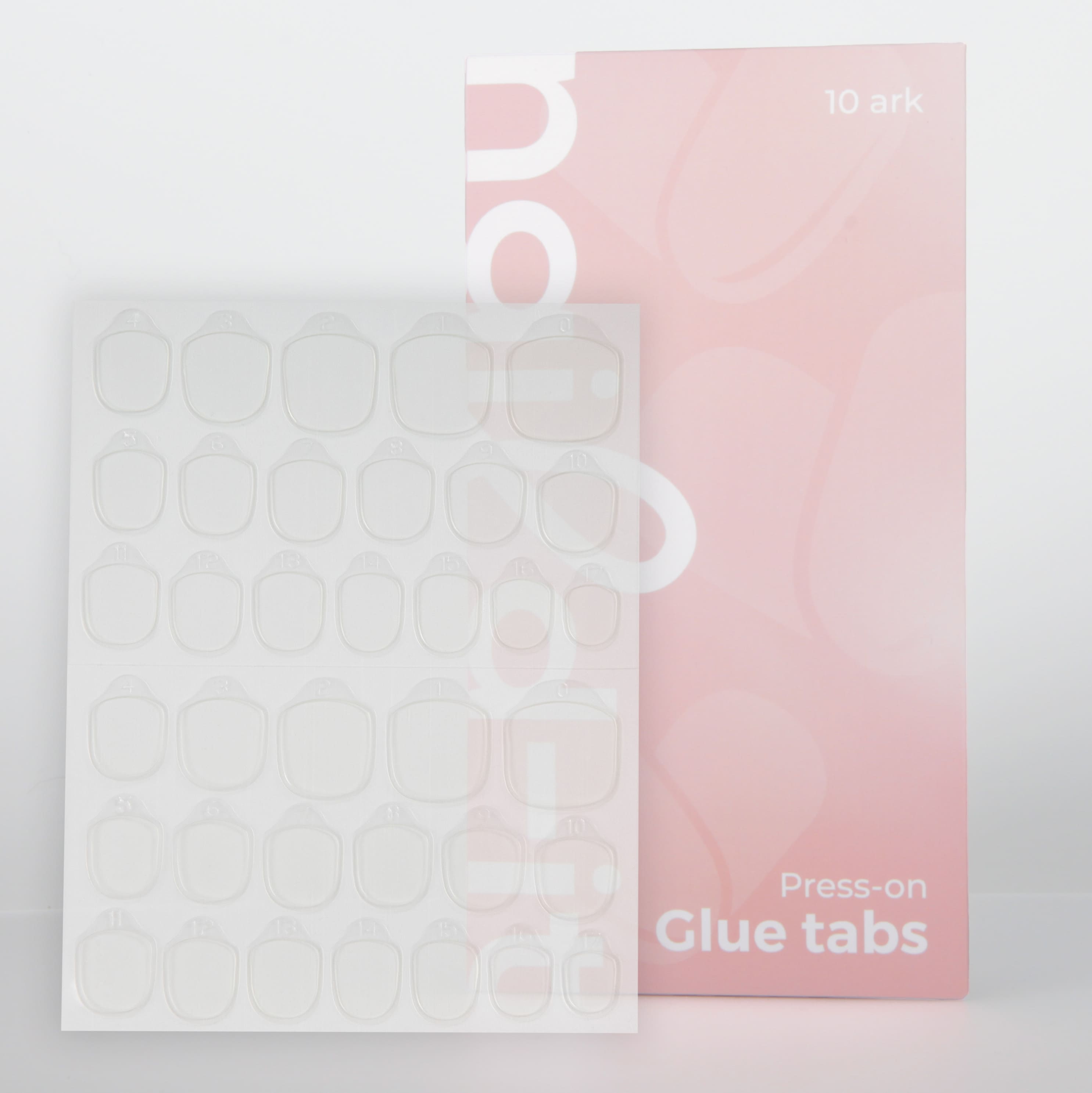 Naild-it Duo: Glue tabs & prep pads för applicering och borttagning av press-on lösnaglar