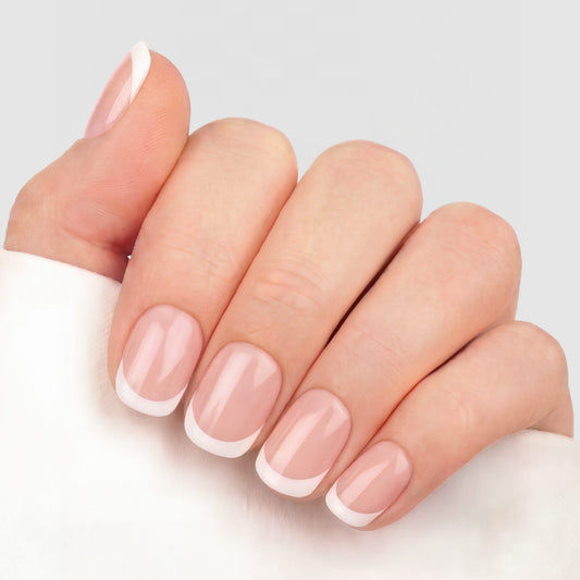 French Tip Squoval Short